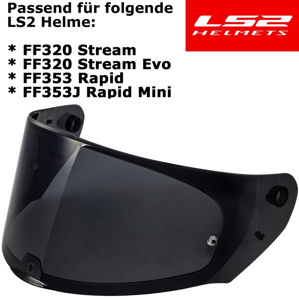 LS2 FF320 FF353 FF800 Visor Clear for Dks146 Size