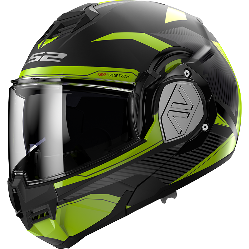 Casco LS2 FF906 ADVANT REVO negro mate amarillo