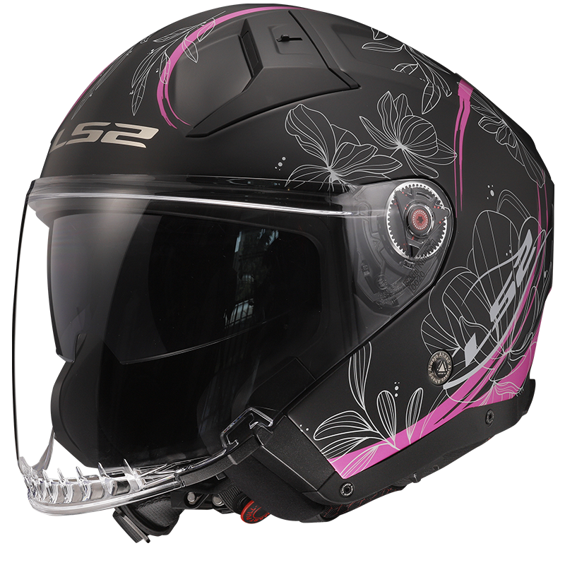 Casco LS2 OF603 INFINITY II LOTUS rosa mate