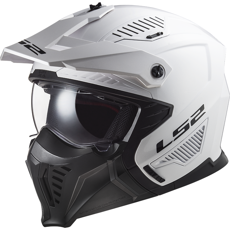 Casco LS2 OF606 DRIFTER SOLID blanco