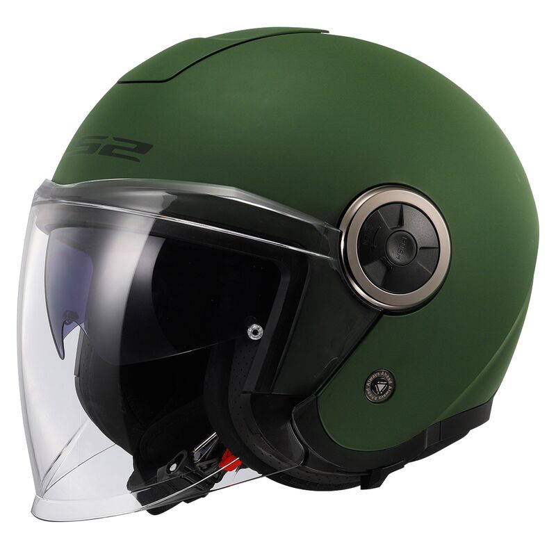 Casco LS2 OF620 CLASSY SOLID verde militar mate