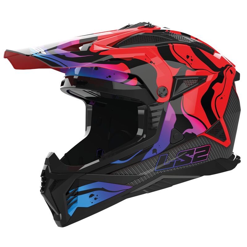 Casco LS2 LS2X708 FAST II WASH rojo