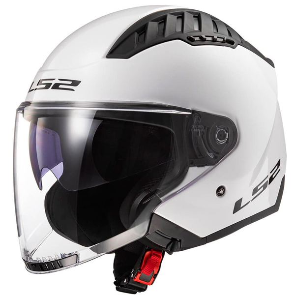 Casco Jet Ls2 OF600 Copter Solid blanco
