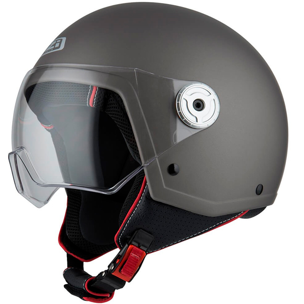 Casco Jet Nzi Vintage 3 Solid titanio