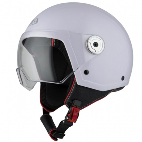 Casco Jet Nzi Vintage 3 Solid blanco