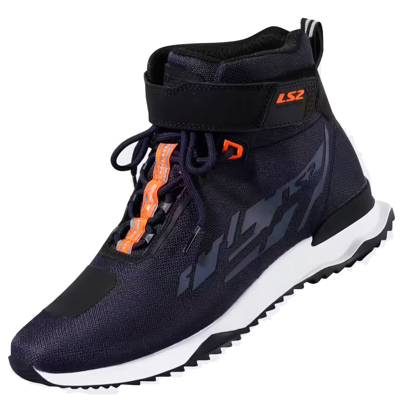 Botas LS2 Acrux Man Boots Dark Blue H-V Orange