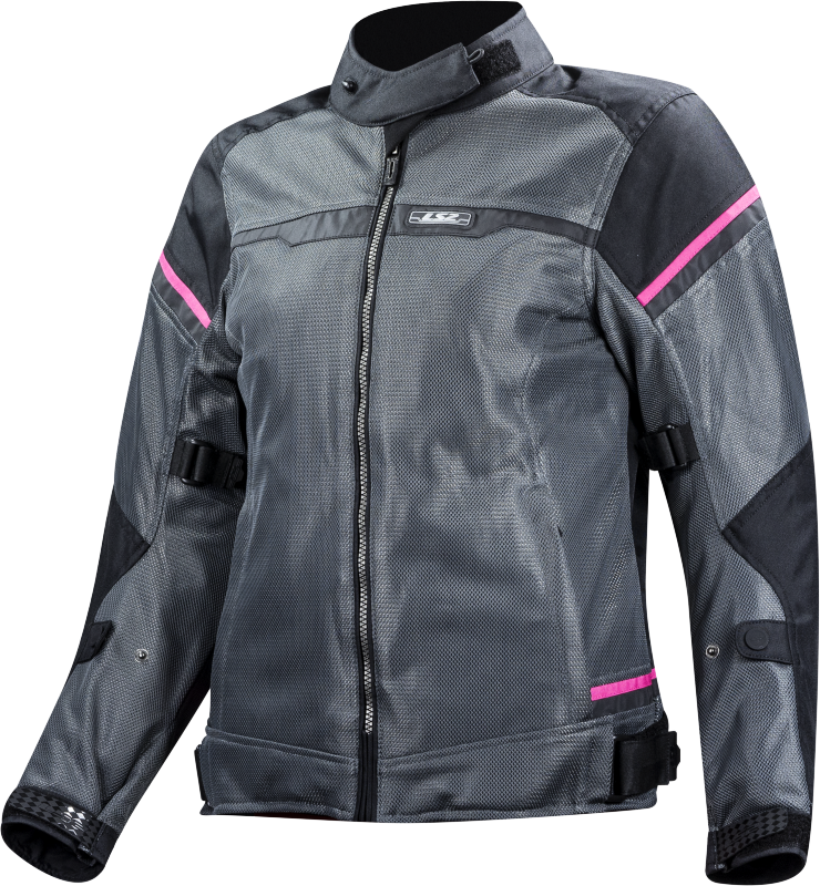 Chaquetas LS2 Riva Lady Jacket Black Dark Grey Pink