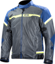 Chaquetas LS2 Riva Man Jacket Blue Dark Grey H-V Yellow