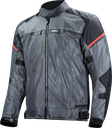 Chaquetas LS2 Riva Man Jacket Black Dark Grey Red