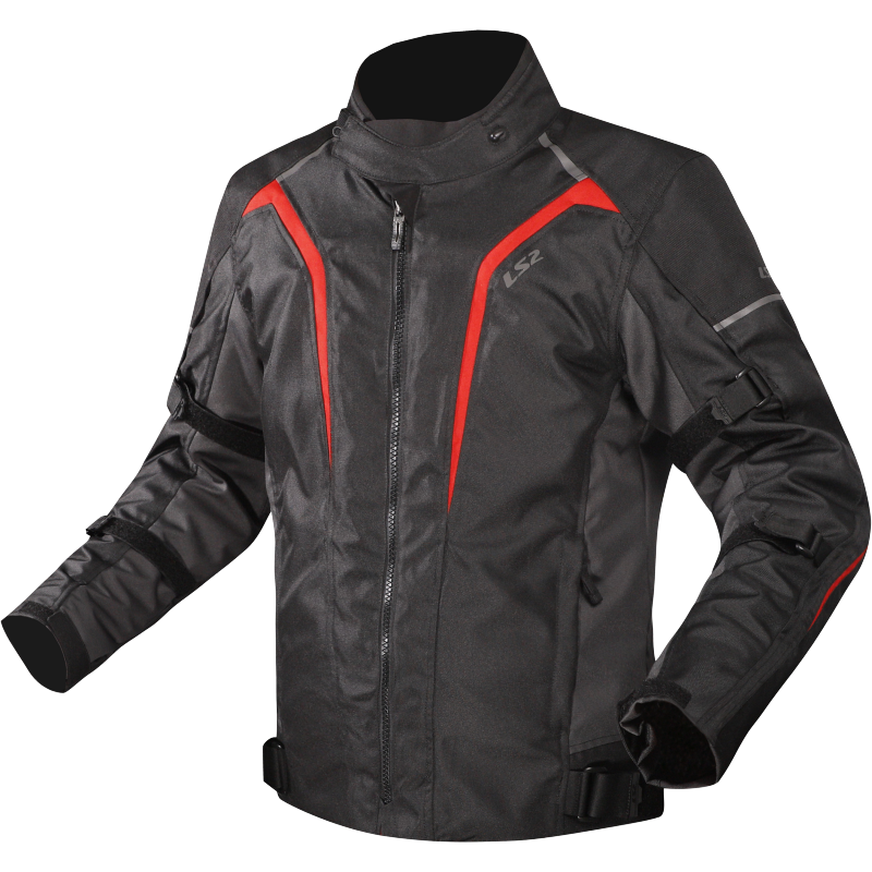 Chaquetas LS2 Sepang Man Jacket Black Grey Red