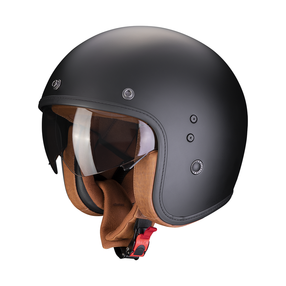 Casco Scorpion Jet Belfast Evo Luxe Negro mate