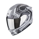 Casco Scorpion Integral Exo-1400 Evo Ii Air Linart Gris-Blanco