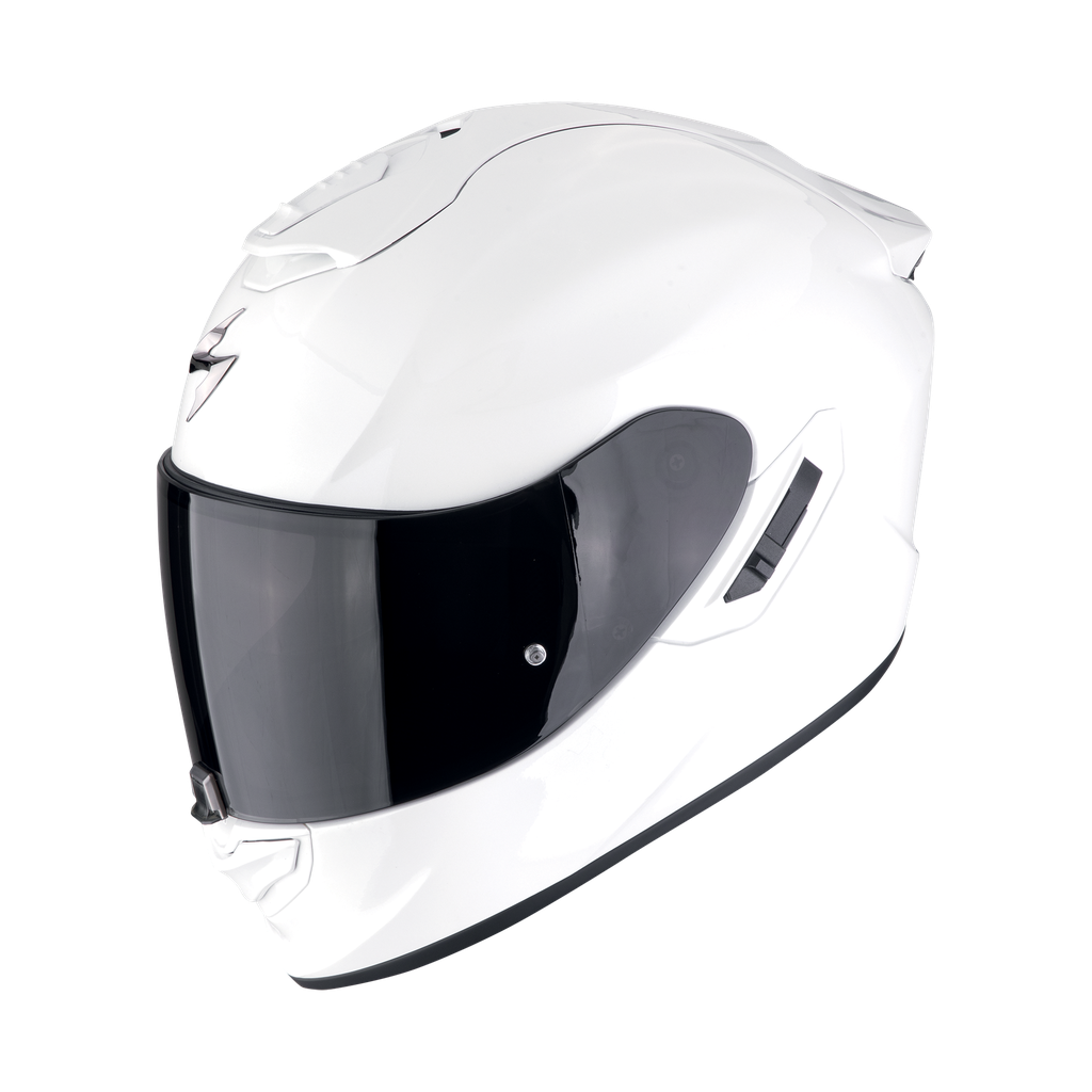 Casco Scorpion Integral Exo-1400 Evo Ii Air Solid Blanco perla