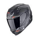 Casco Scorpion Integral Exo-520 Evo Air Ranka Negro Mate-Plata-Rojo