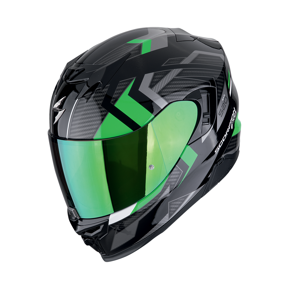 Casco Scorpion Integral Exo-520 Evo Air Sensus Negro-Verde