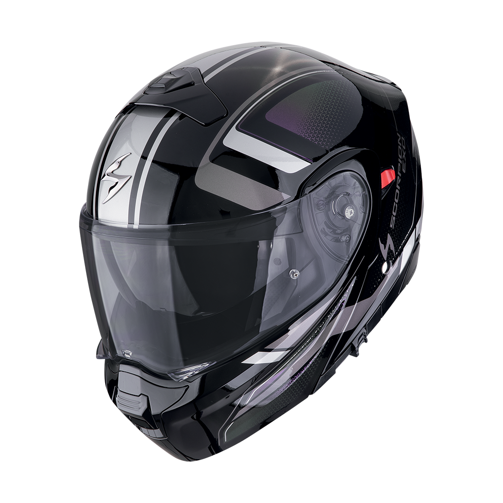 Casco Scorpion Modular Exo-930 Evo Ardens Camaleón negro