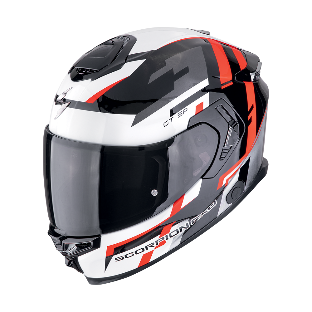 Casco Scorpion Integral Exo-Gt Sp Air Tornado Negro-Rojo