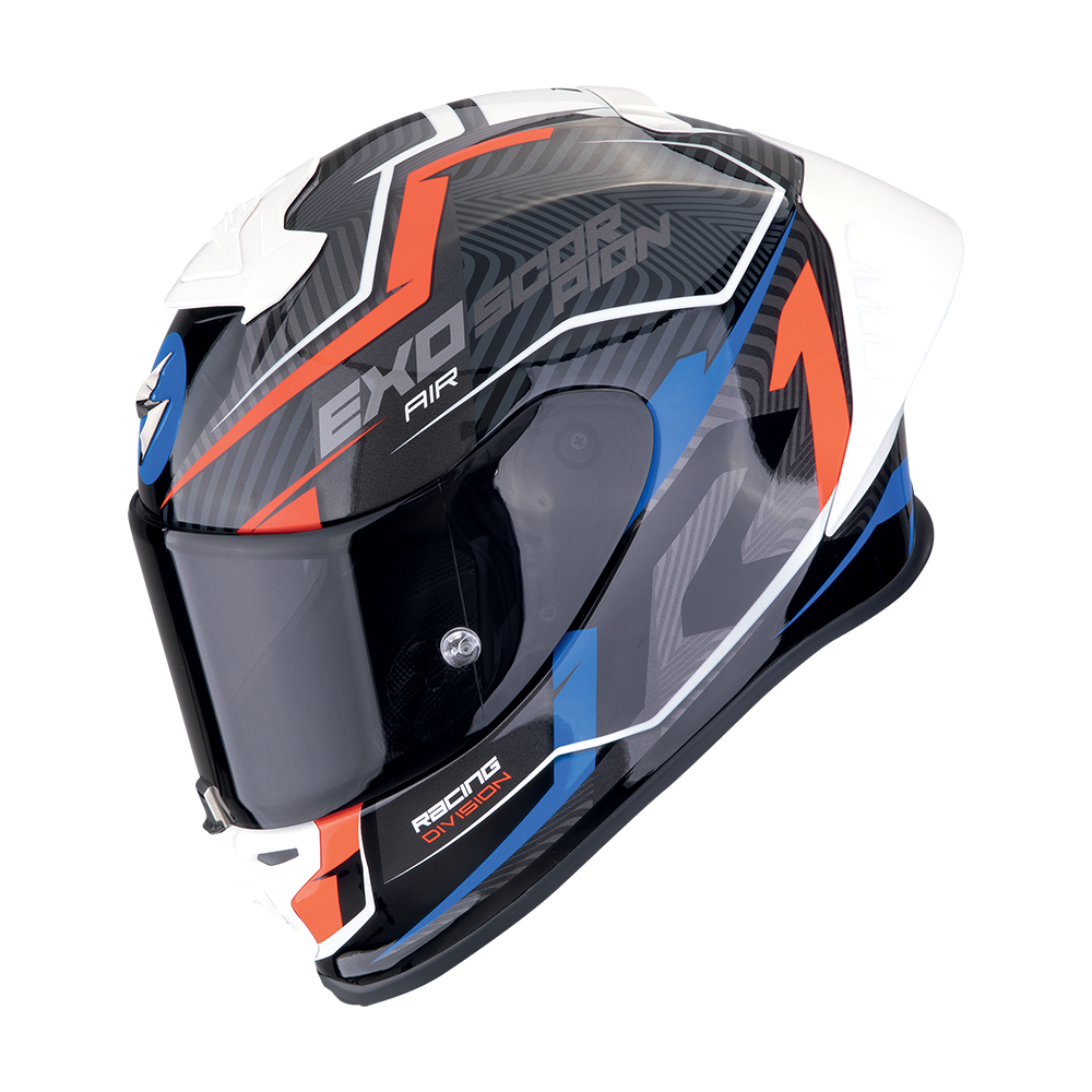 Casco Scorpion Integral Exo-R1 Evo Ii Air Coup Negro-Rojo-Azul
