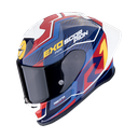 Casco Scorpion Integral Exo-R1 Evo Ii Air Coup Azul-Rojo-Amarillo