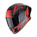Casco Scorpion Integral Exo-R1 Evo Ii Air Vital Negro-Plata-Rojo