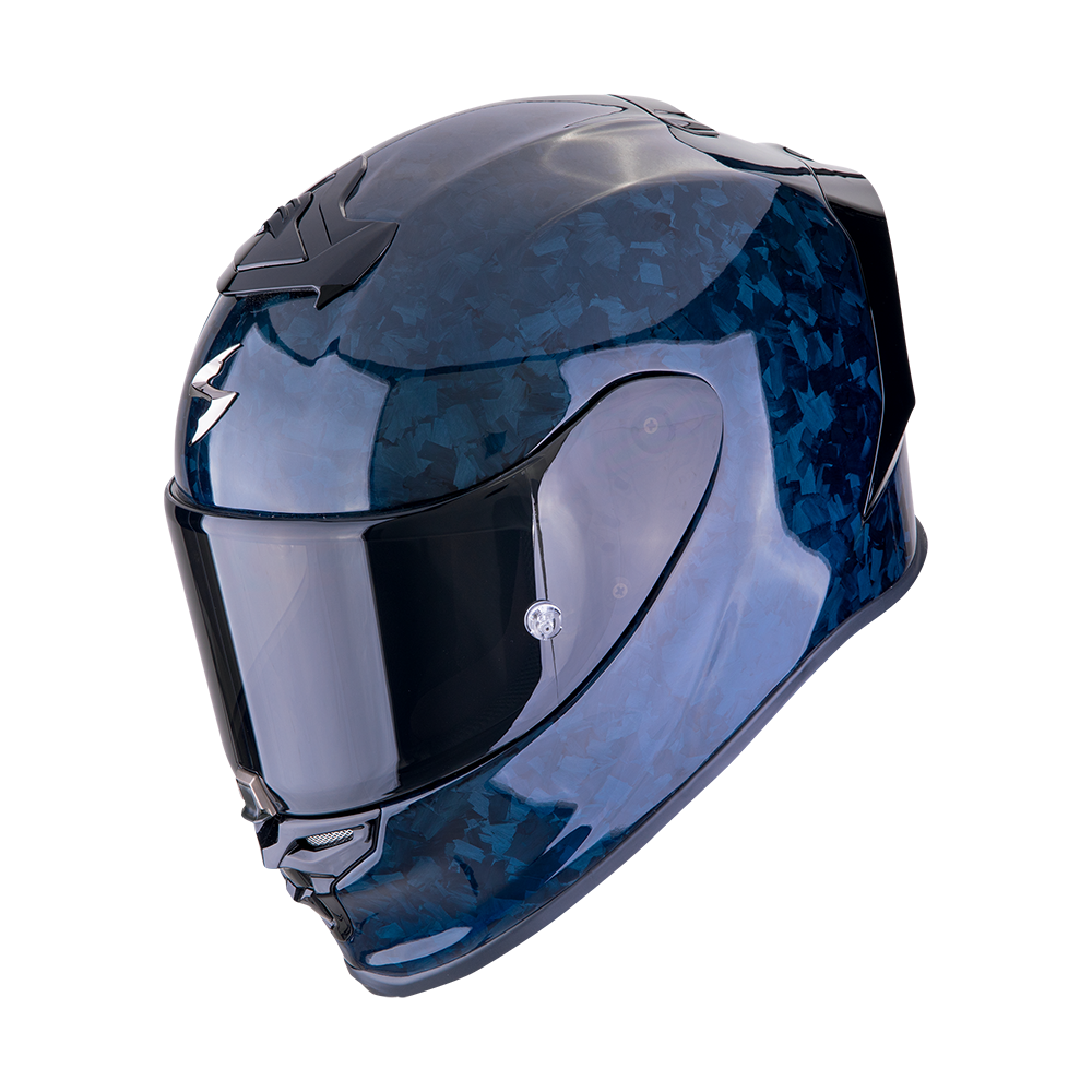Casco Scorpion Integral Exo-R1 Evo Onyx Carbon Air Solid Azul