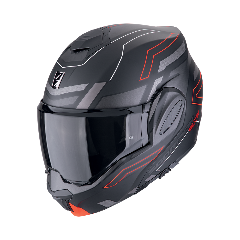 Scorpion Exo-Tech Evo Conquer Matt Black-Red