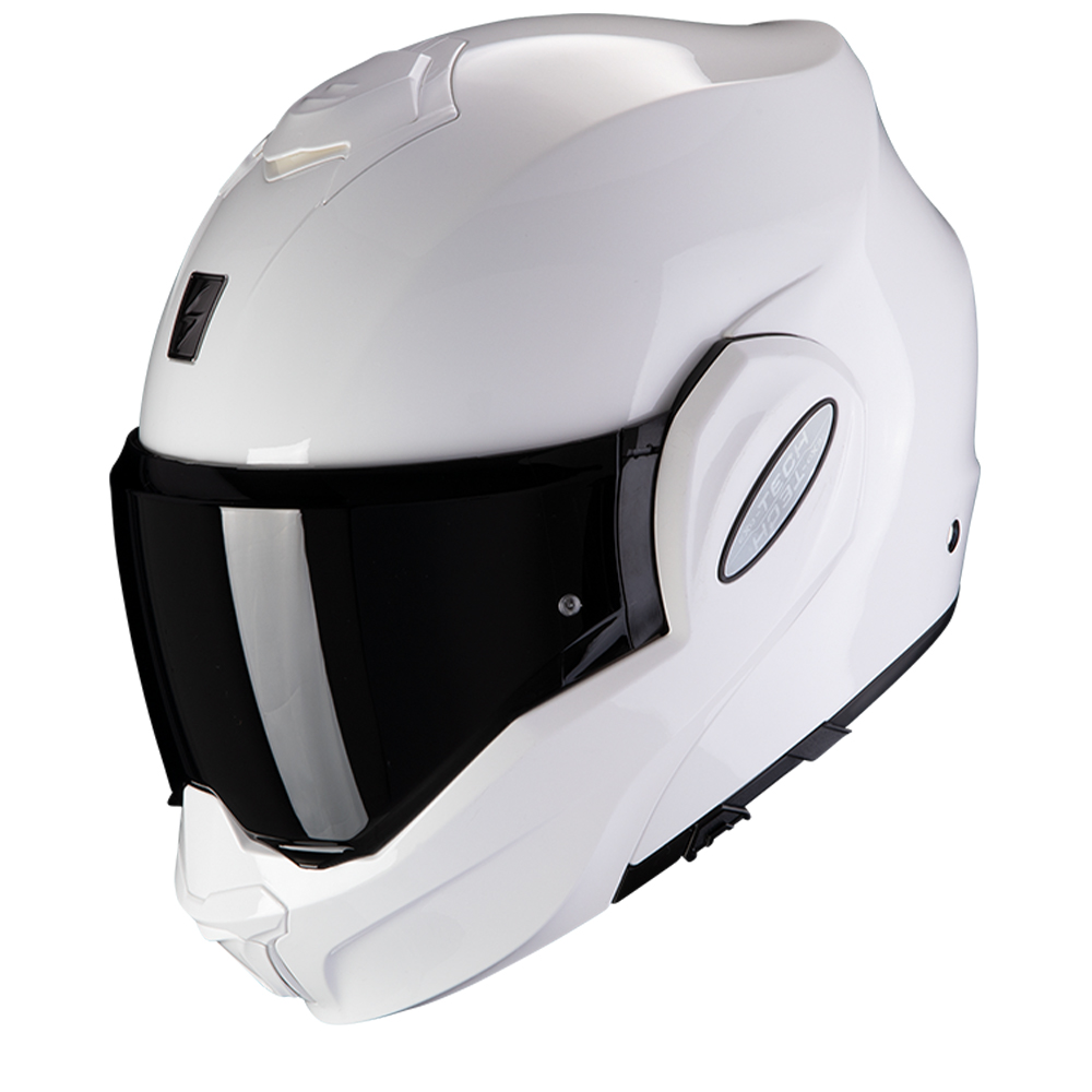 Casco Scorpion Modular Exo-Tech Evo Solid Blanco