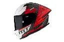 Casco MT FF103PLUSC KRE+ CARBON BRUSH A5 Rojo Brillo
