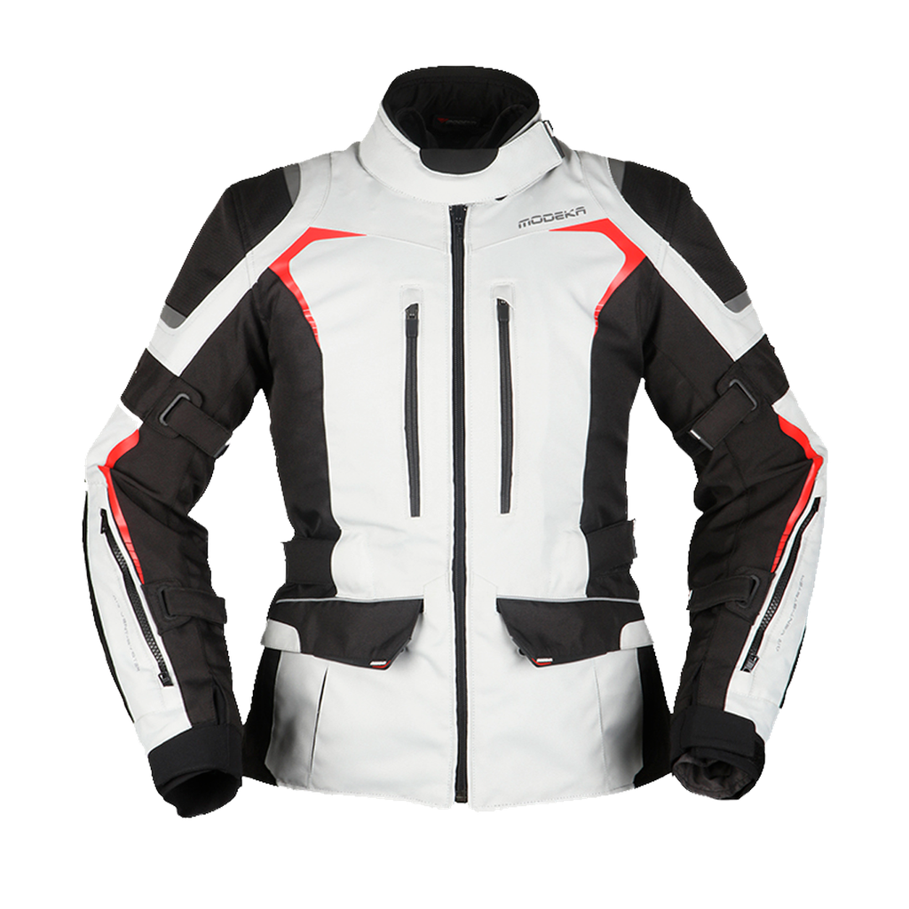 Modeka Elaya Lady Jacket Light Gray/Black