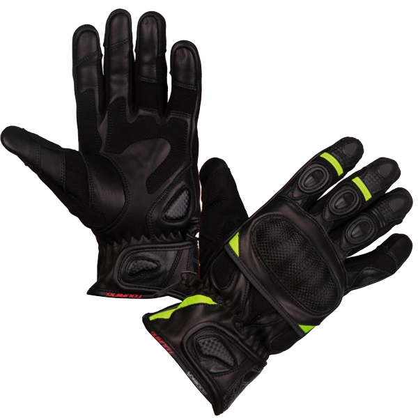 Guantes Modeka Sahara Short Negro/Amarillo