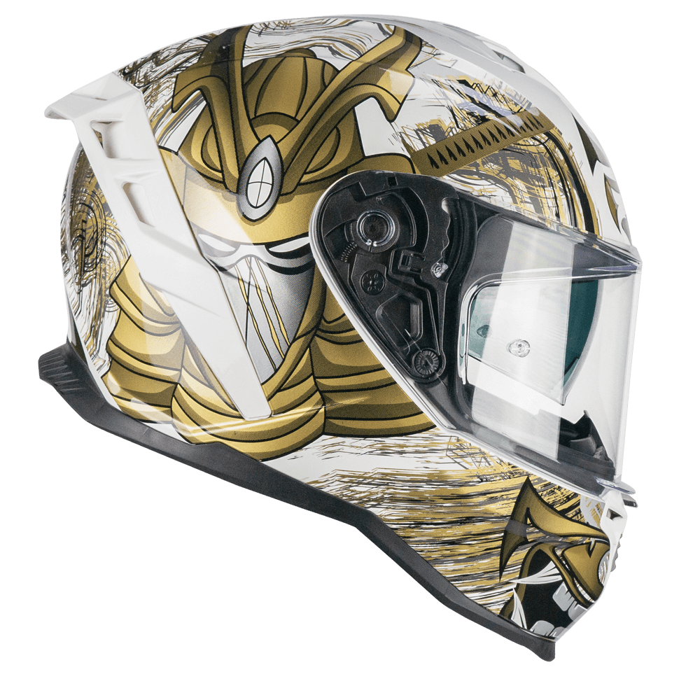 Casco integral CGM 363S TIRO NIPPO Oro Blanco