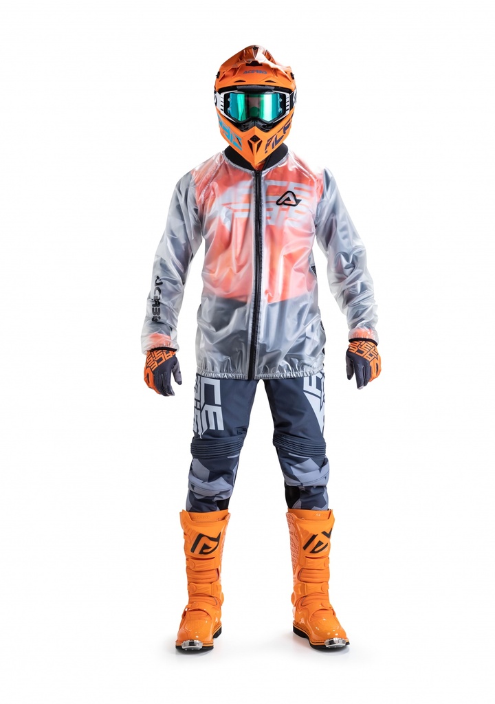 acerbis chaqueta pro lluvia transparente