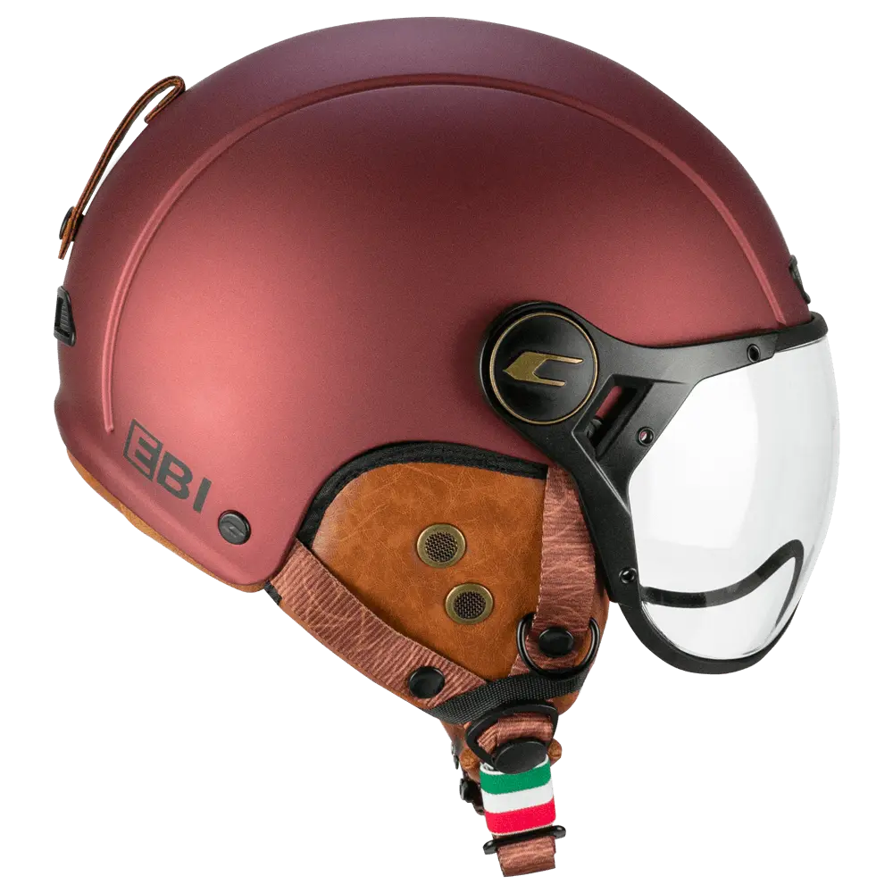 Casco bici CGM Ebi Vintage burdeos