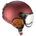 Casco bici CGM Ebi Vintage burdeos
