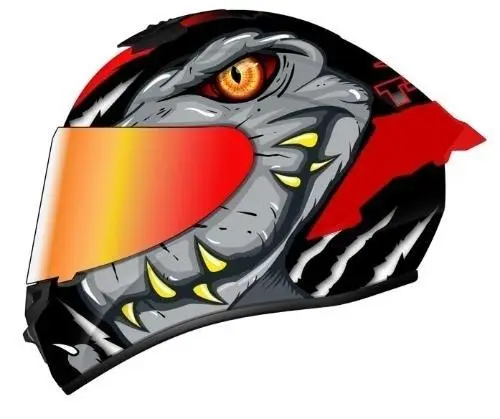 Nzi TRENDY 3 Stream Raptor negro/ gris/ rojo