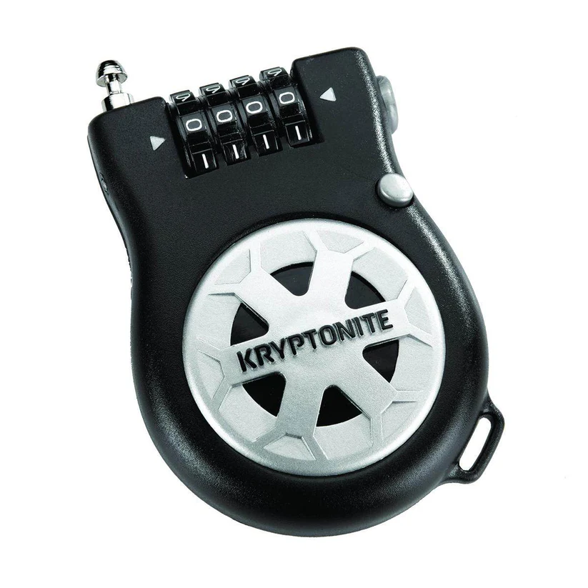 Kryptonite Cable retráctil combinación R2 (2,4x900mm)