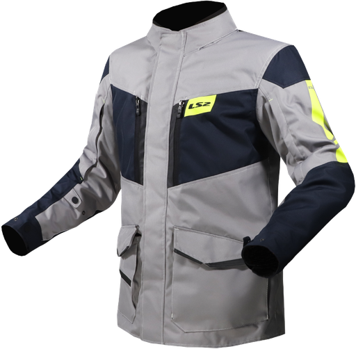 Chaquetas LS2 Metropolis Evo Man Jacket Titanium Yellow