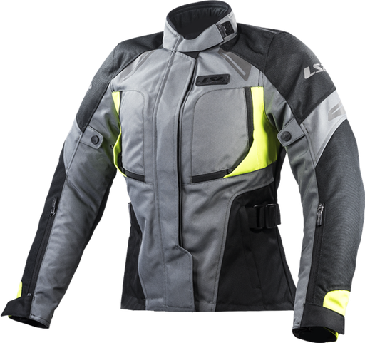 Chaquetas LS2 Phase Lady Jacket Grey Black Yellow