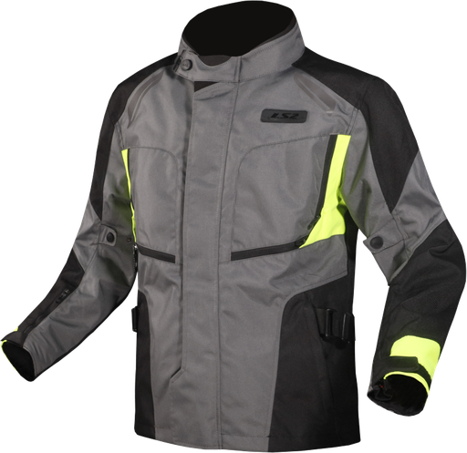 Chaquetas LS2 Phase Man Jacket Grey Black Yellow
