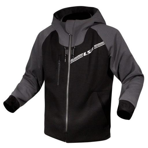 Chaquetas LS2 Throttle Man Jacket Black Dark Grey