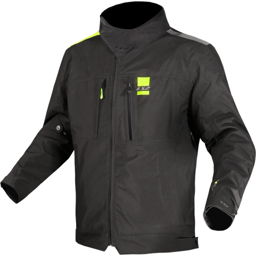 Chaquetas LS2 Titanium Lady Jacket Black H-V Yellow