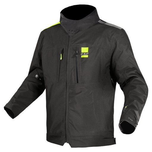 Chaquetas LS2 Titanium Man Jacket Black H-V Yellow