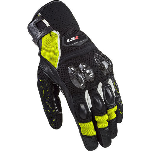 Guantes LS2 Spark 2 Air Man Gloves Black H-06V Yellow