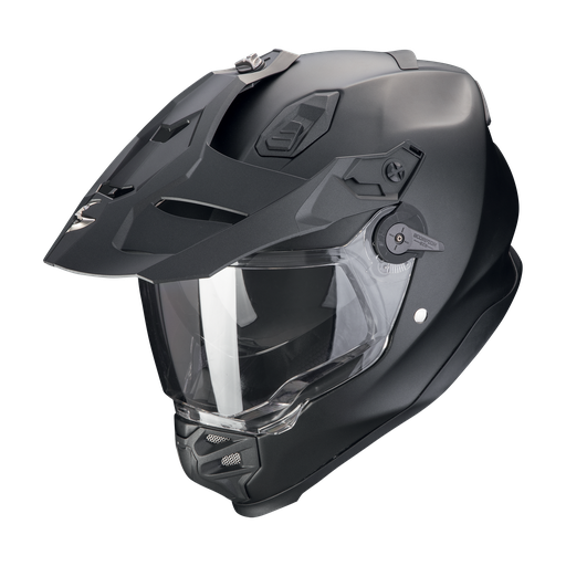 Casco Scorpion Adventure Adf-9000 Air Solid Negro perla mate