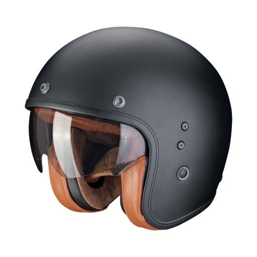 Casco Scorpion Jet Belfast Evo Luxe Negro mate