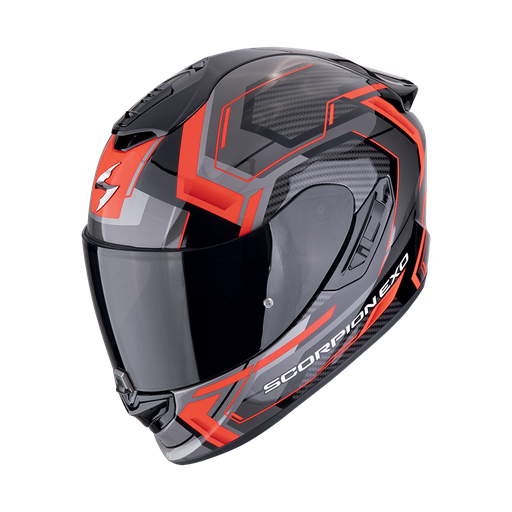Casco Scorpion Integral Exo-1400 Evo Ii Air Linart Negro-Rojo