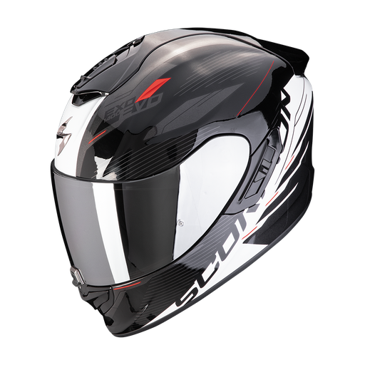 Casco Scorpion Integral Exo-1400 Evo Ii Air Luma Negro-Blanco