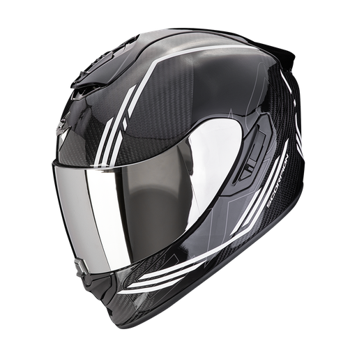 Casco Scorpion Integral Exo-1400 Evo Ii Carbon Air Reika Negro-Blanco