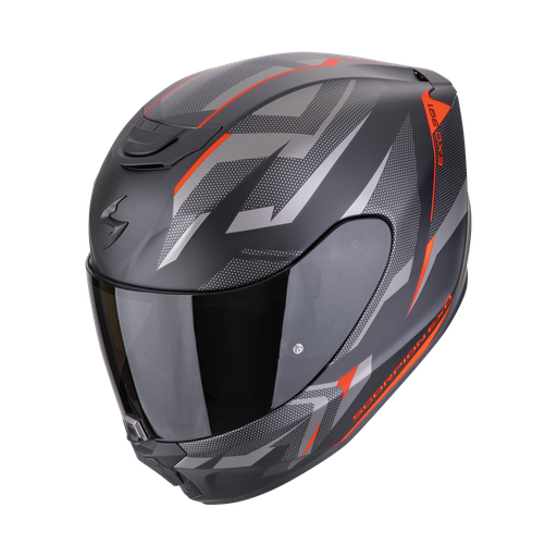 Casco Scorpion Integral Exo-391 Aaxo Negro Mate-Rojo