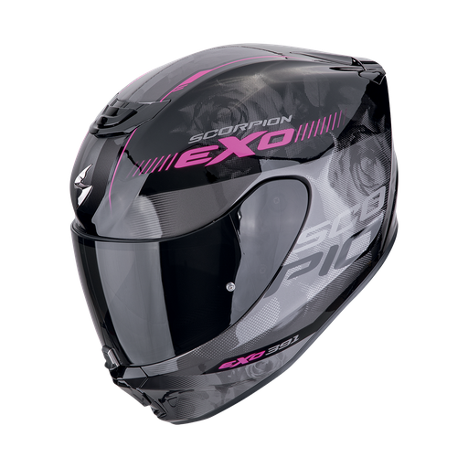 Casco Scorpion Integral Exo-391 Ava Negro-Rosa